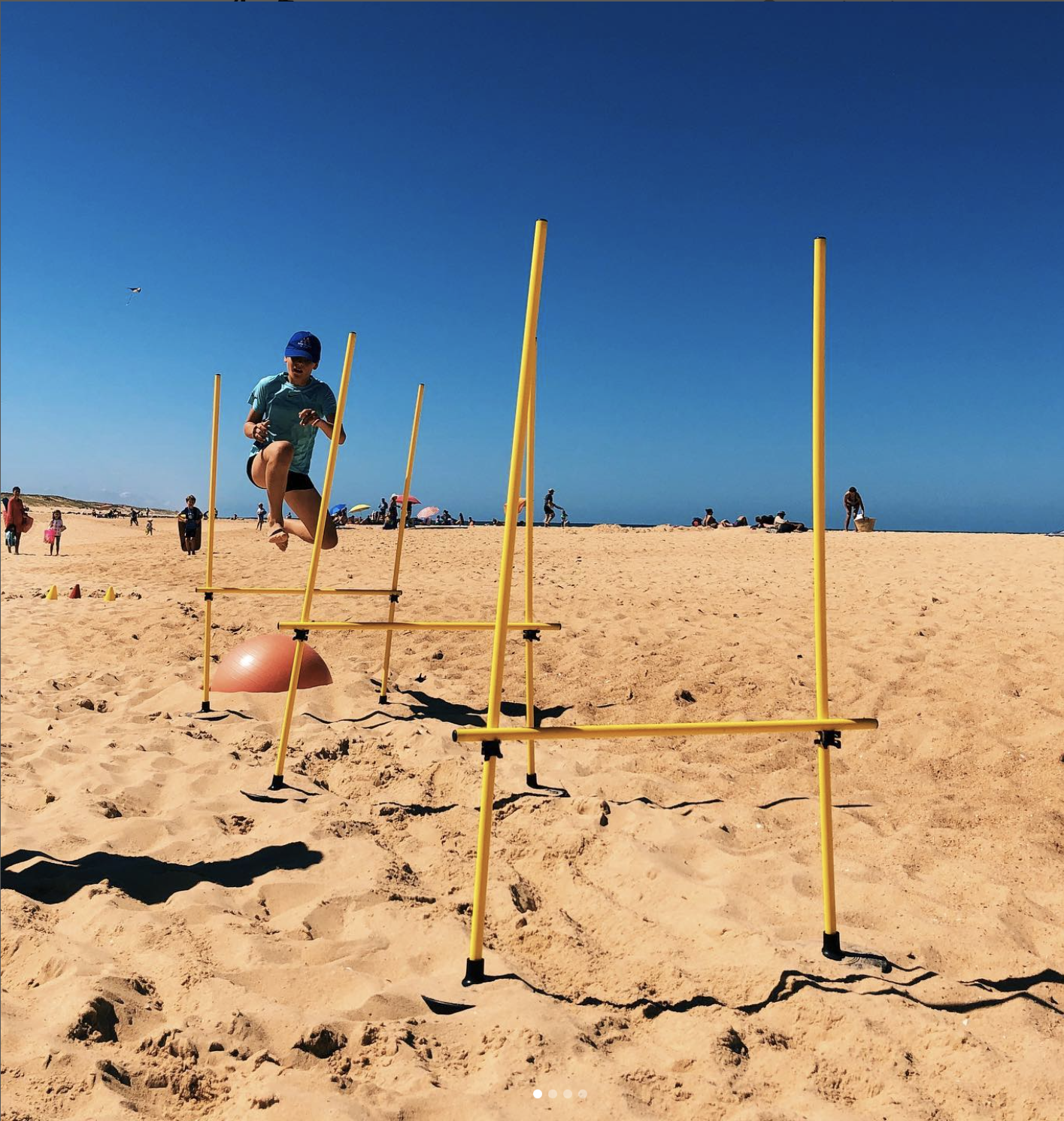Circuit training dans le sable